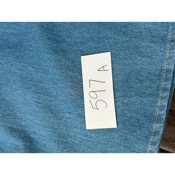 Vintage Napa Valley Denim Jacket Pants Set Blue Size Small Embroidered Retro - Picture 15 of 16